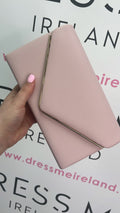LOLA CLUTCH BAG - BLUSH