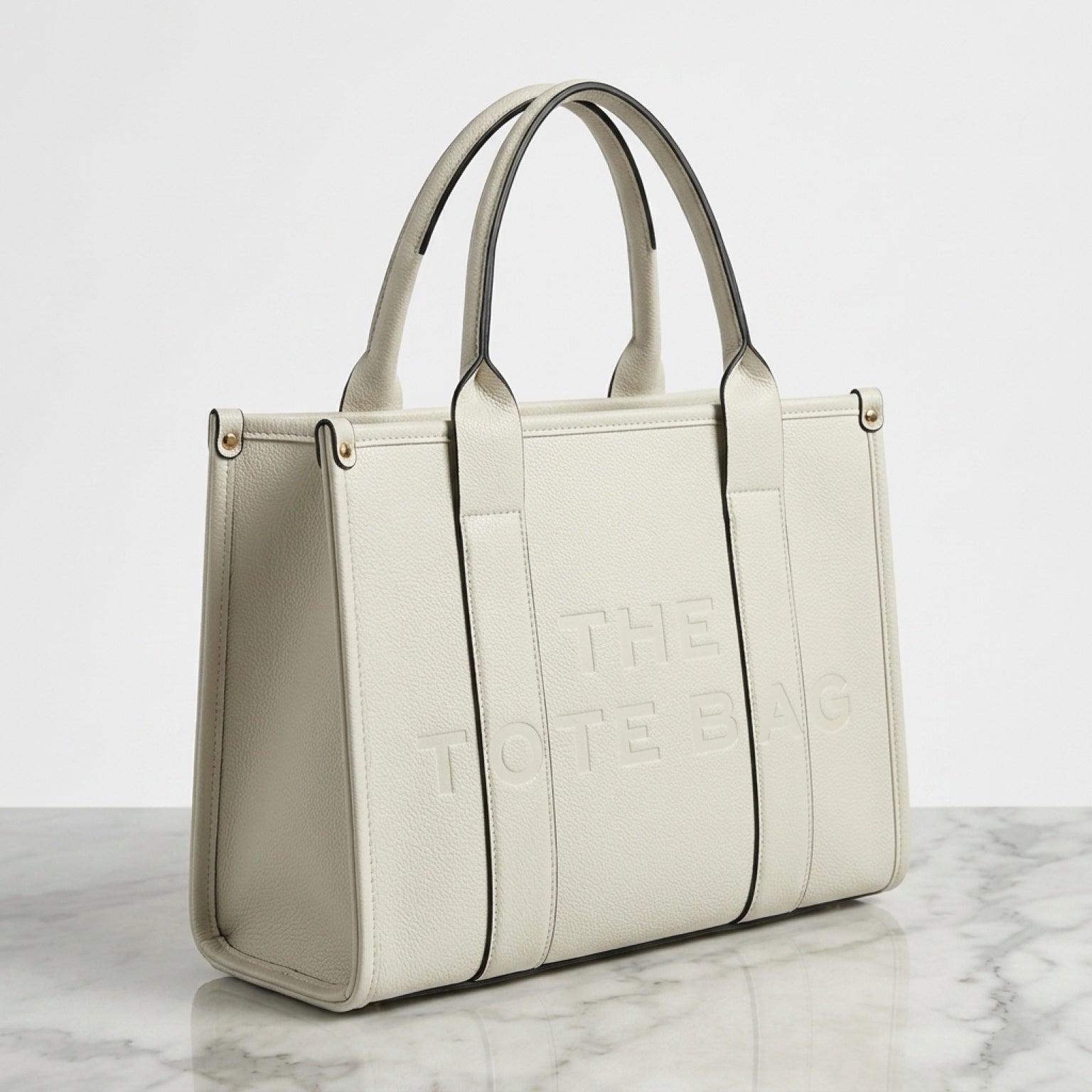 RIA Structured Tote Bag - Grey