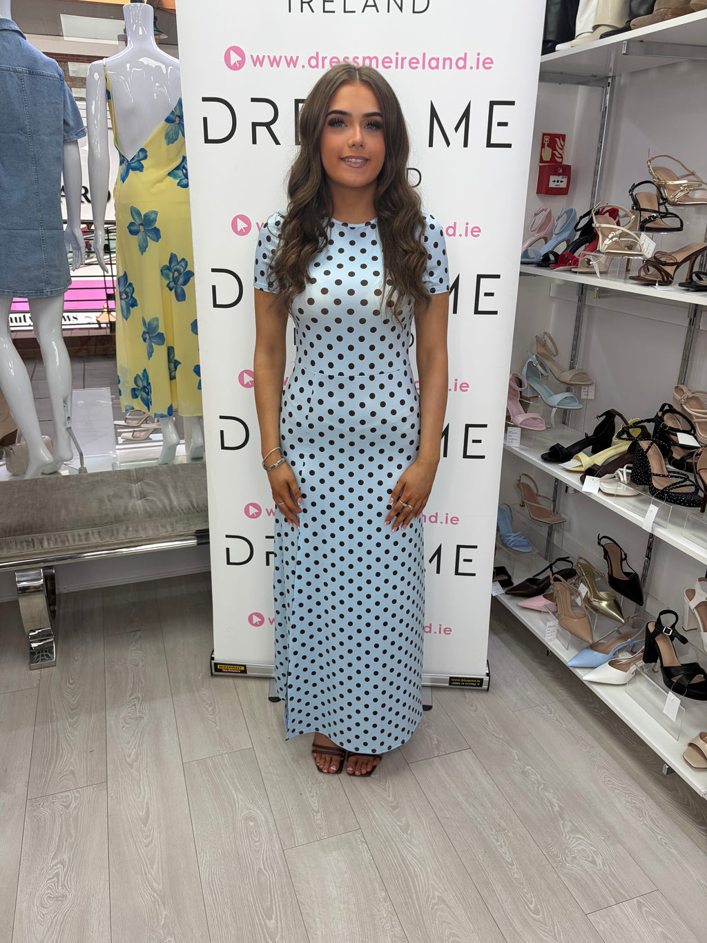 ANNA DRESS IN BLUE