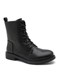 Grainne Lace-Up Ankle Boots – Black