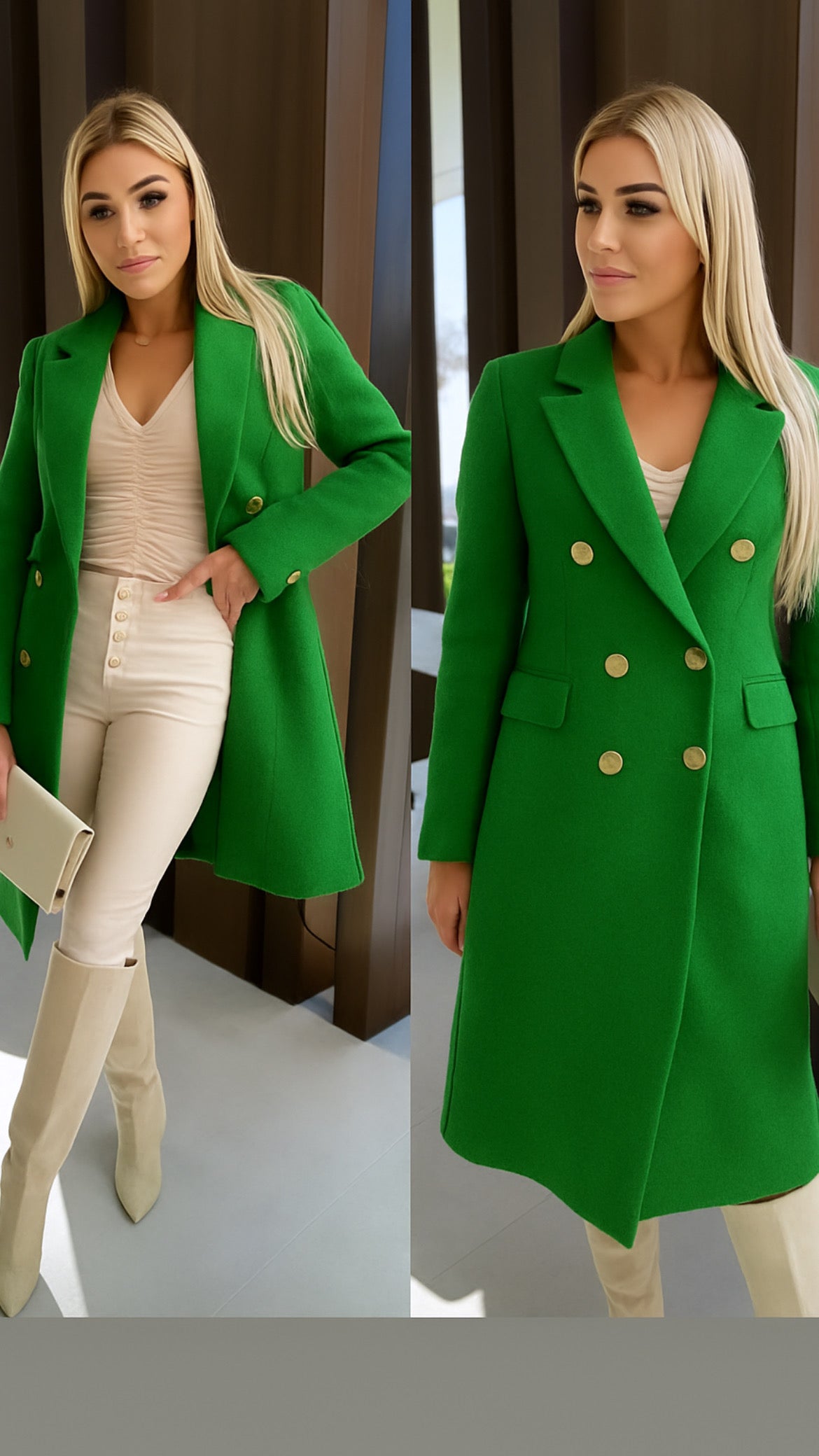 JADE COAT - GREEN