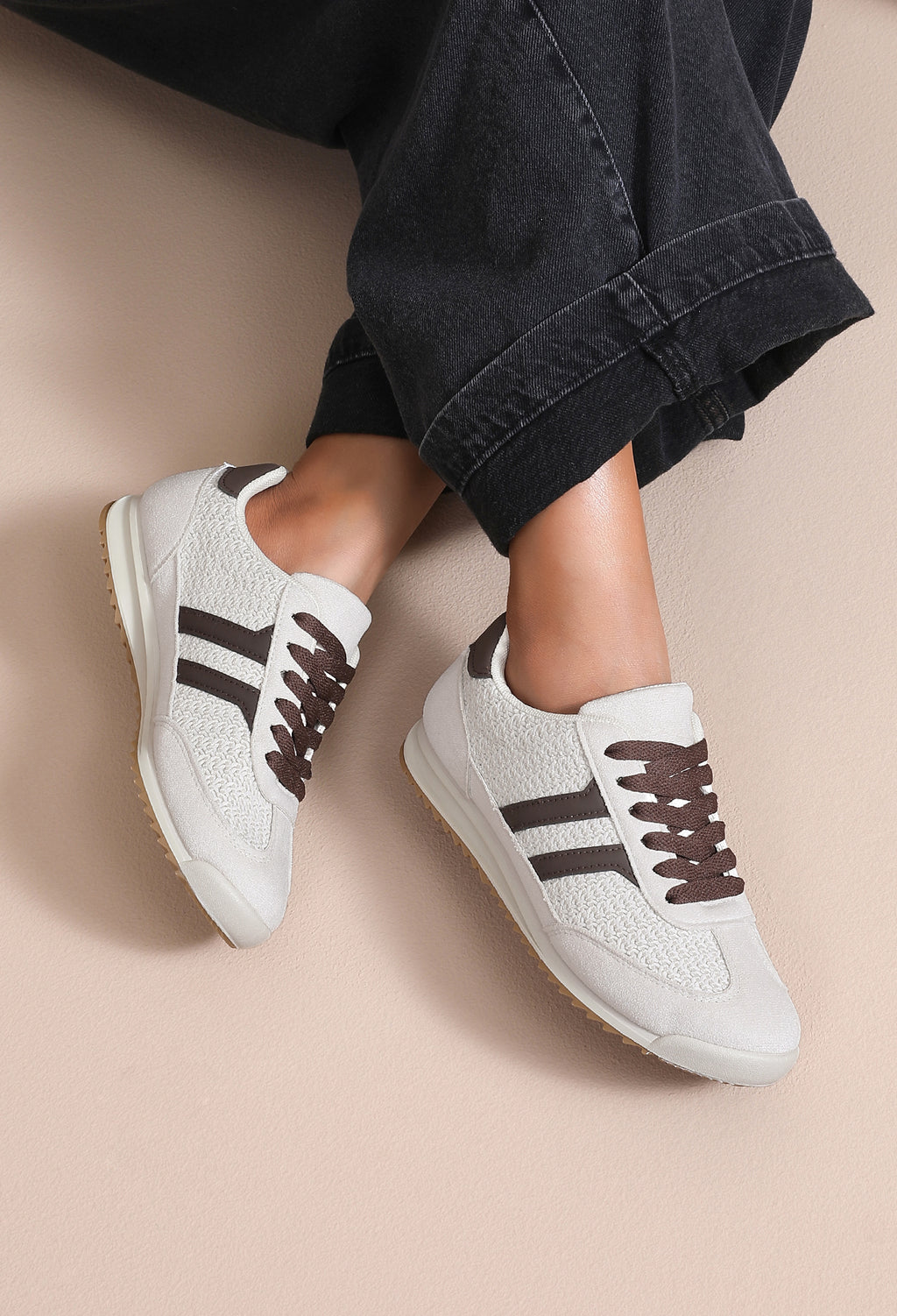 Justine Trainers – Beige