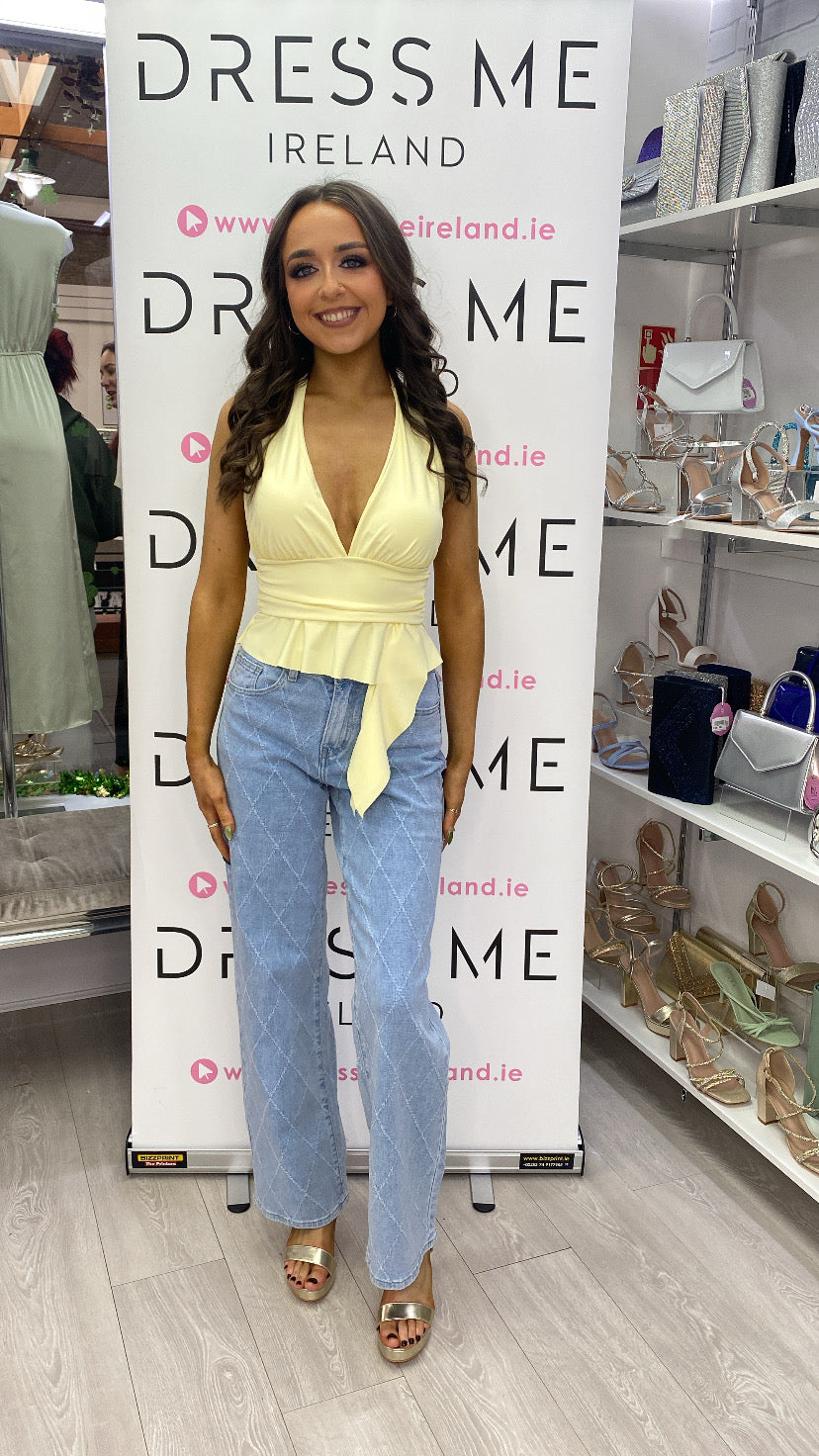 TIFFANY TOP - YELLOW