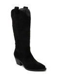 ROSIE COWBOY WESTERN BOOTS - BLACK