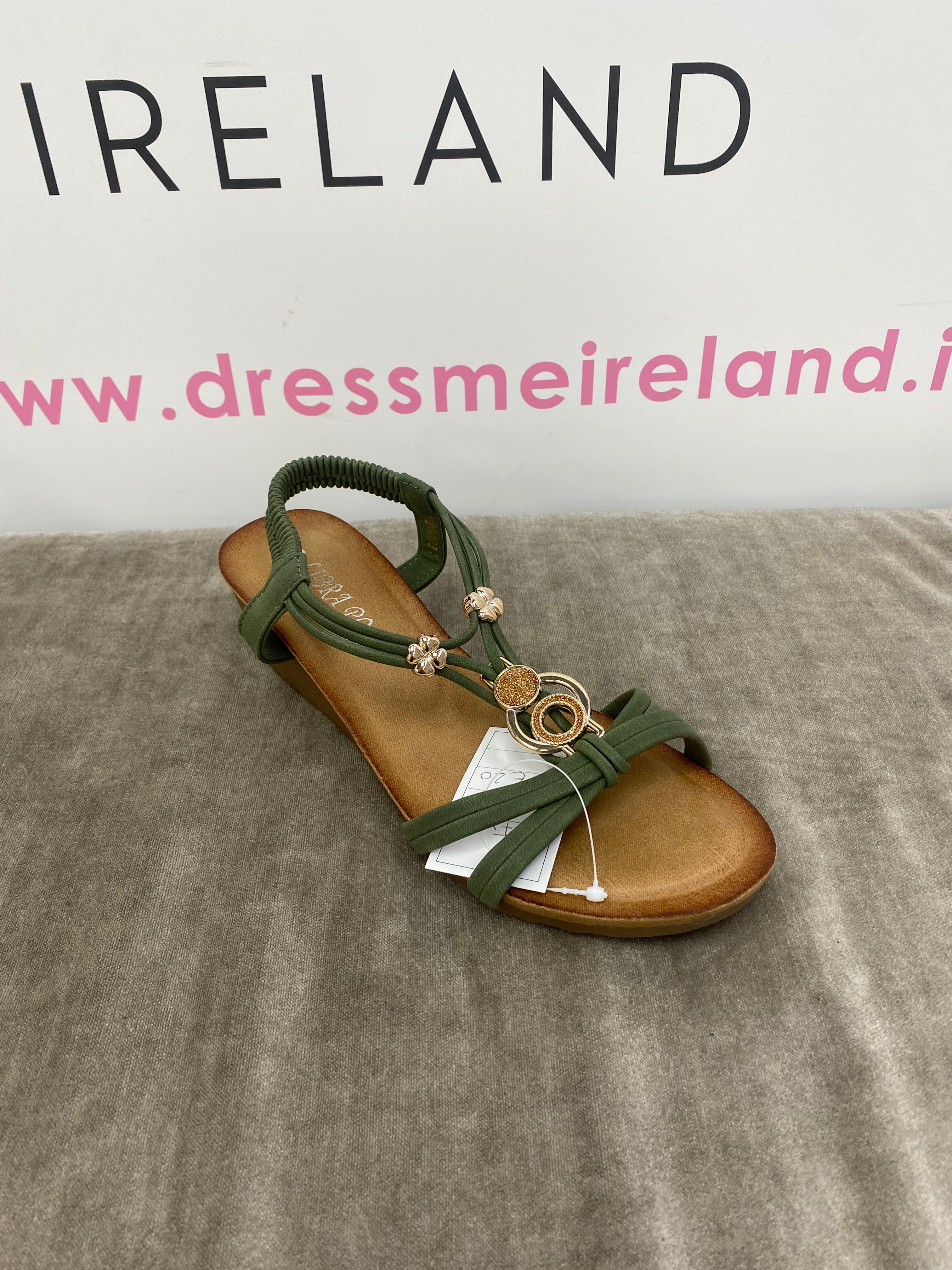 CAT SANDAL- GREEN