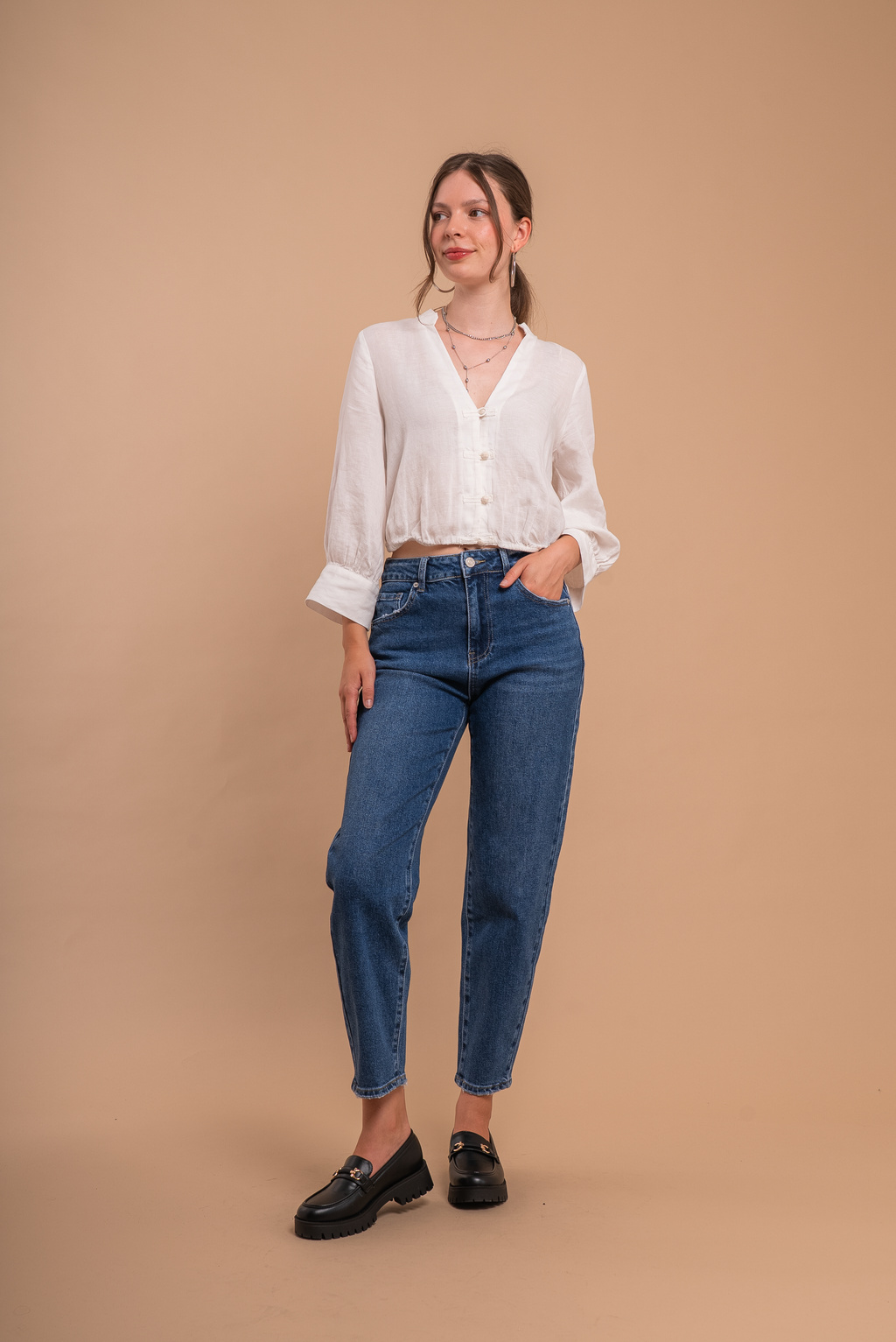 Suzy High Rise Tapered Jeans