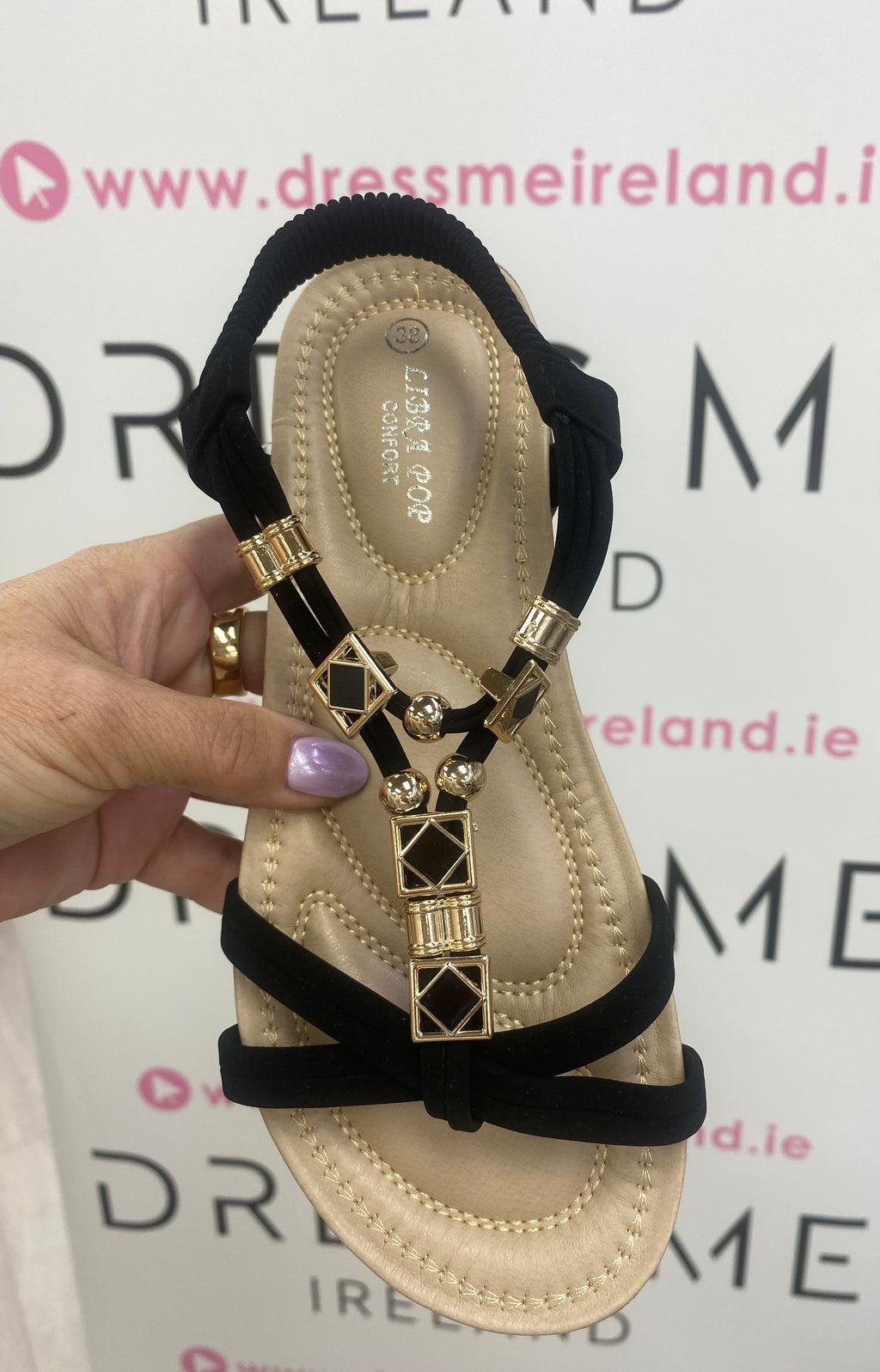 ROXY SANDAL - BLACK