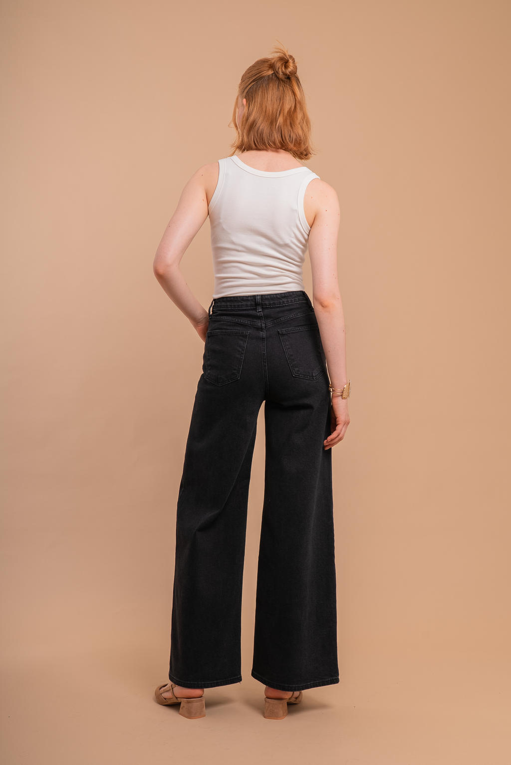 Bonnie Black Wide Leg Jeans