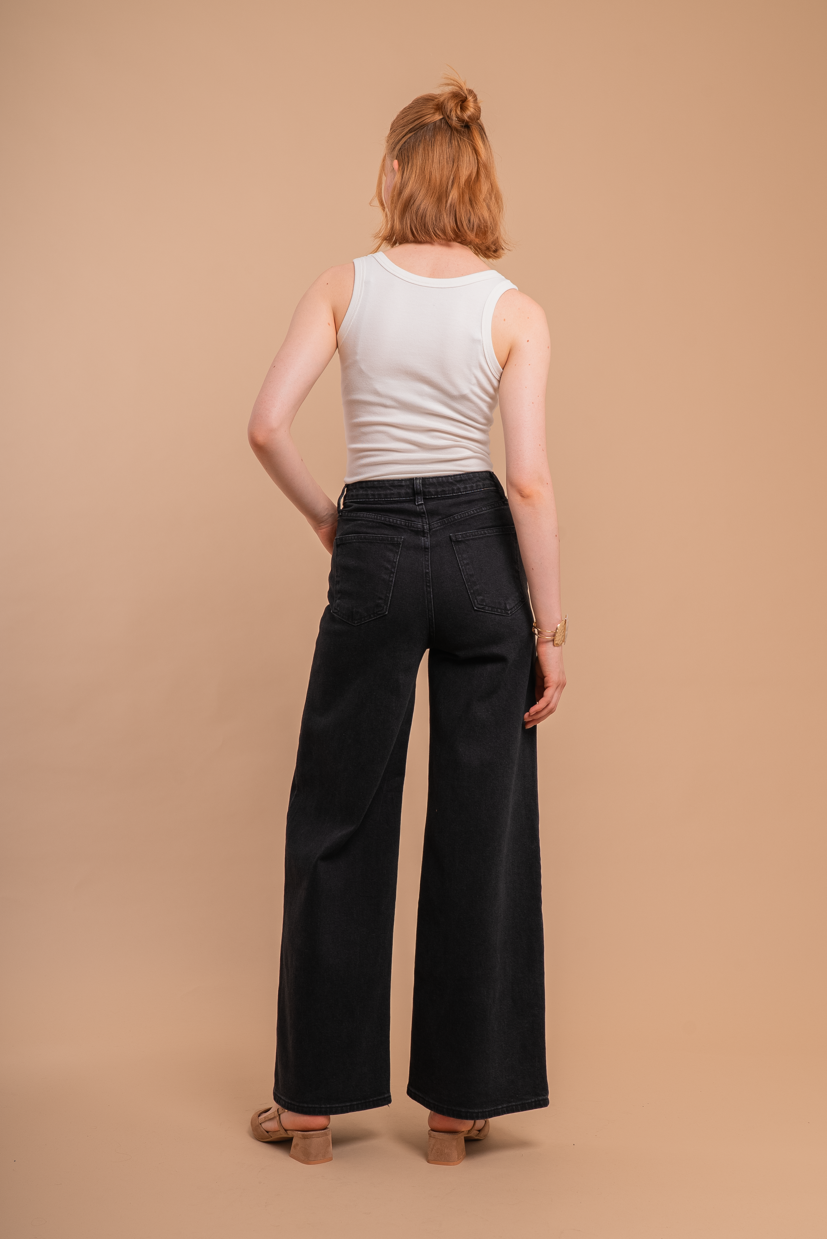 Bonnie Black Wide Leg Jeans