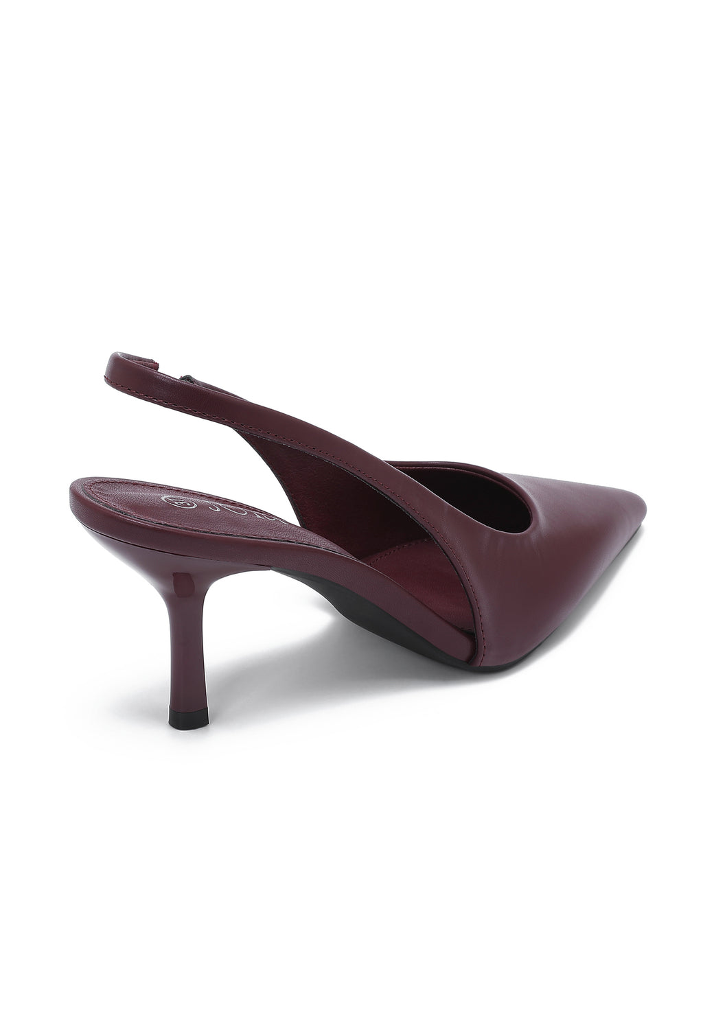 Miranda Slingback Heels – Wine