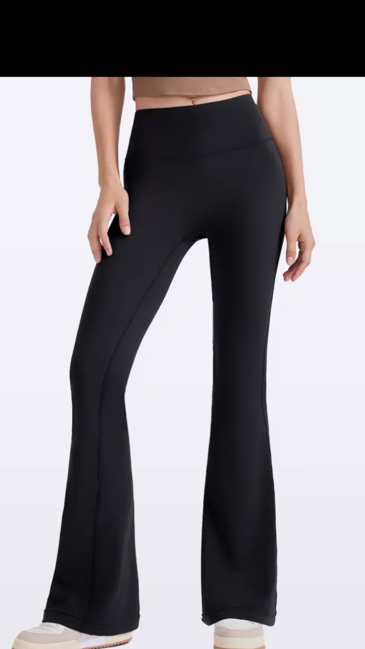 LARA FLARE LEGGINGS BLACK