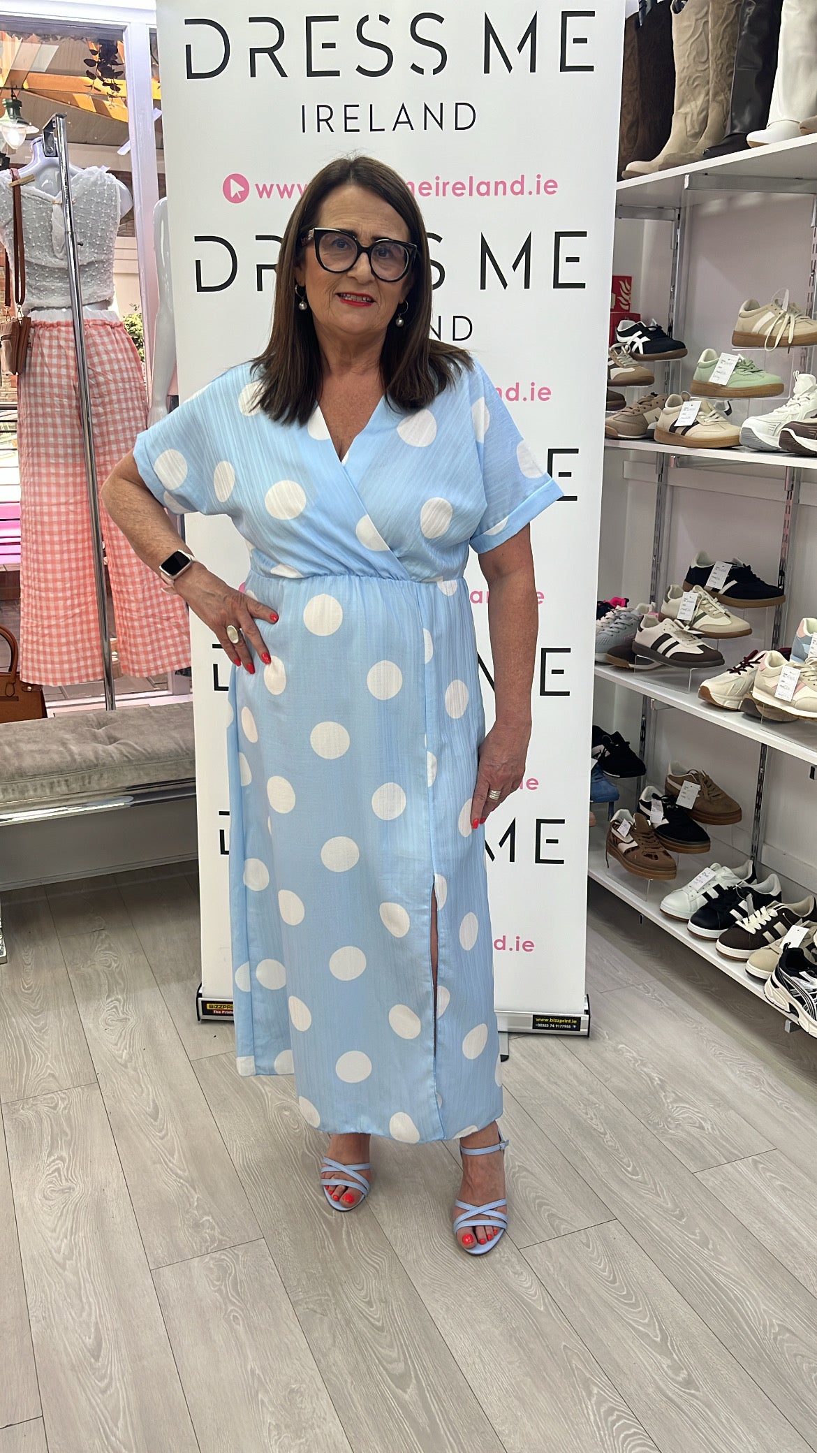 BETH DRESS - BLUE