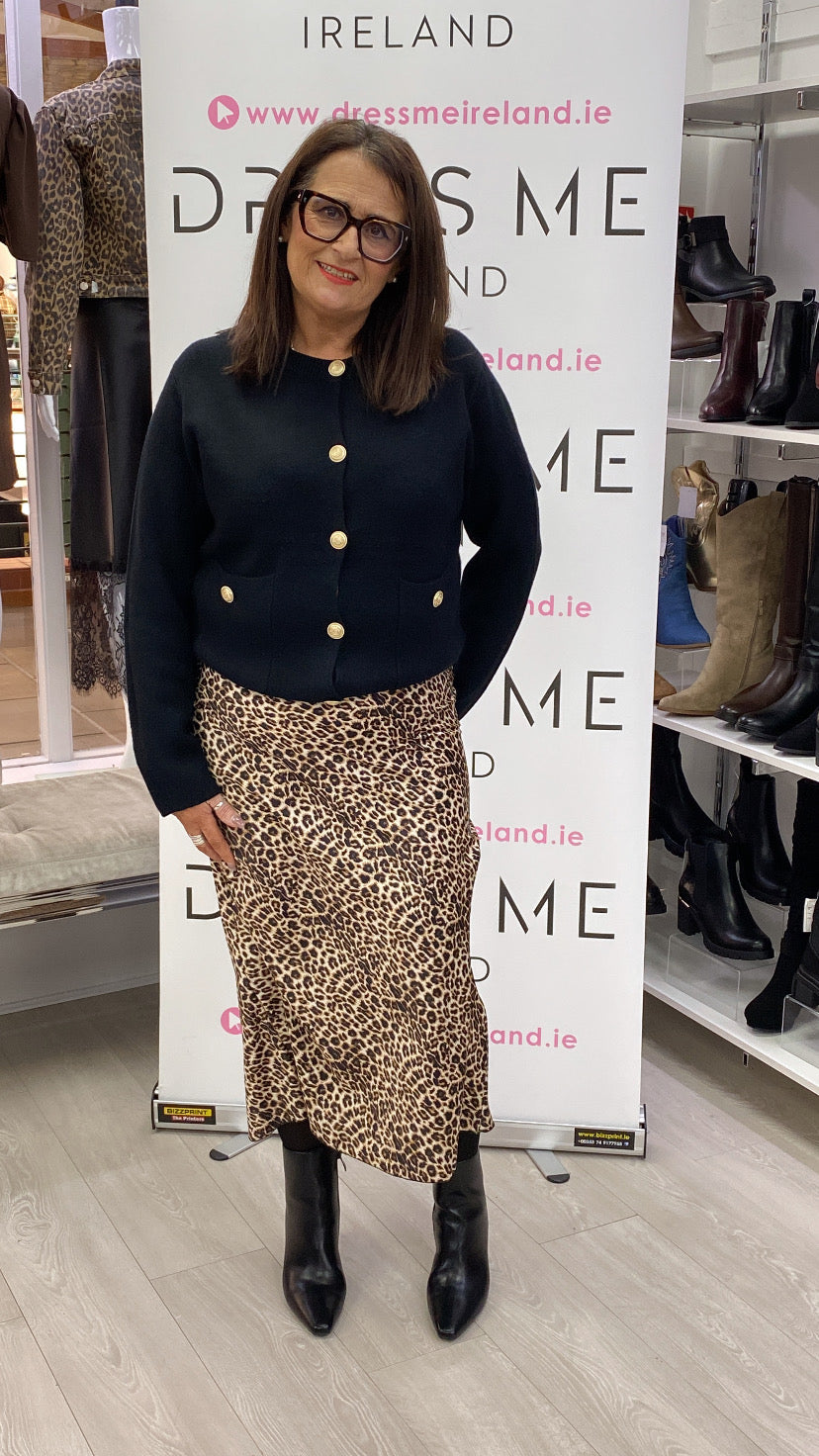 CORA SKIRT - LEOPARD
