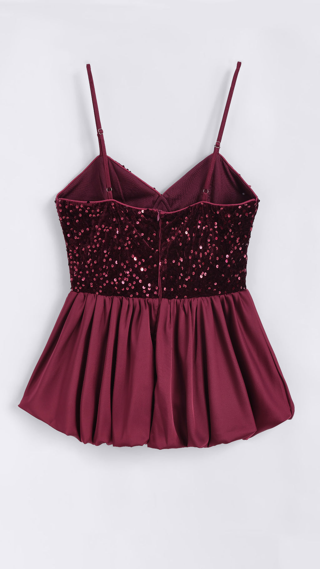 MACIE TOP - BURGANDY