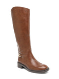 Holly Camel Knee-High Riding Boots