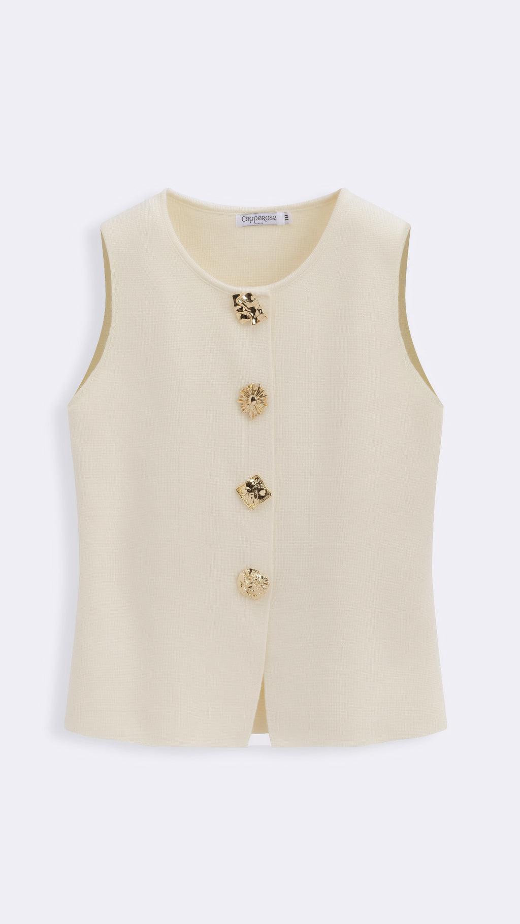 LEONA TOP - BEIGE