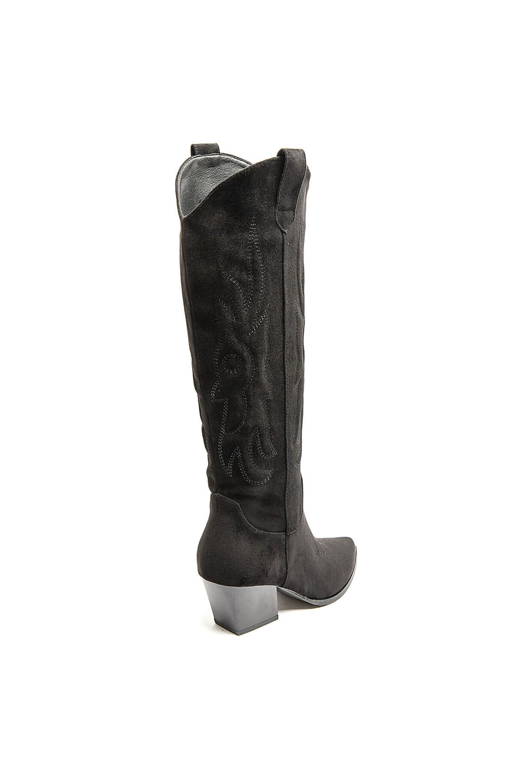 EVE COWBOY WESTERN BOOTS - BLACK