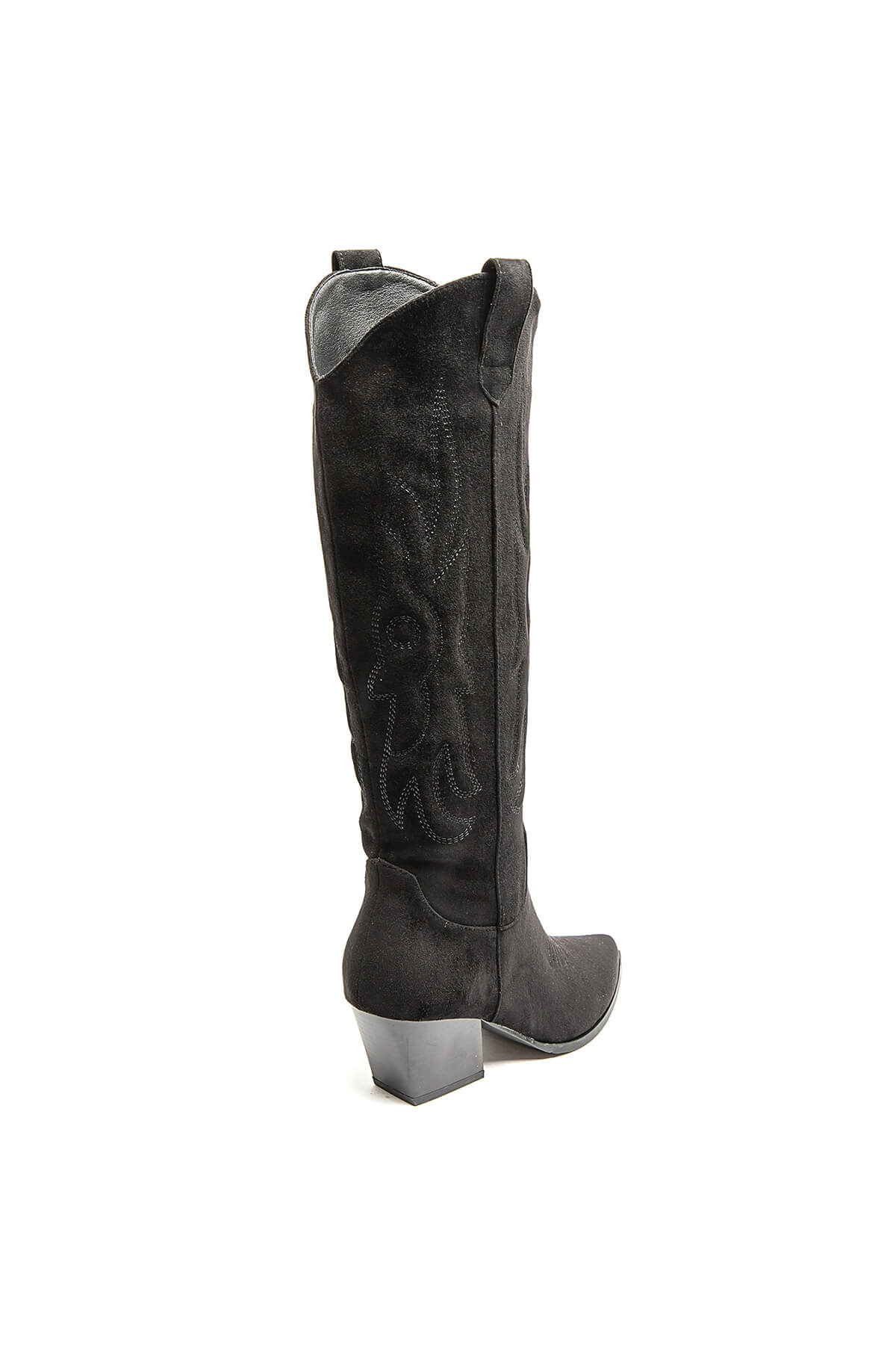 EVE COWBOY WESTERN BOOTS - BLACK