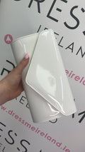 BELLA CLUTCH BAG - WHITE