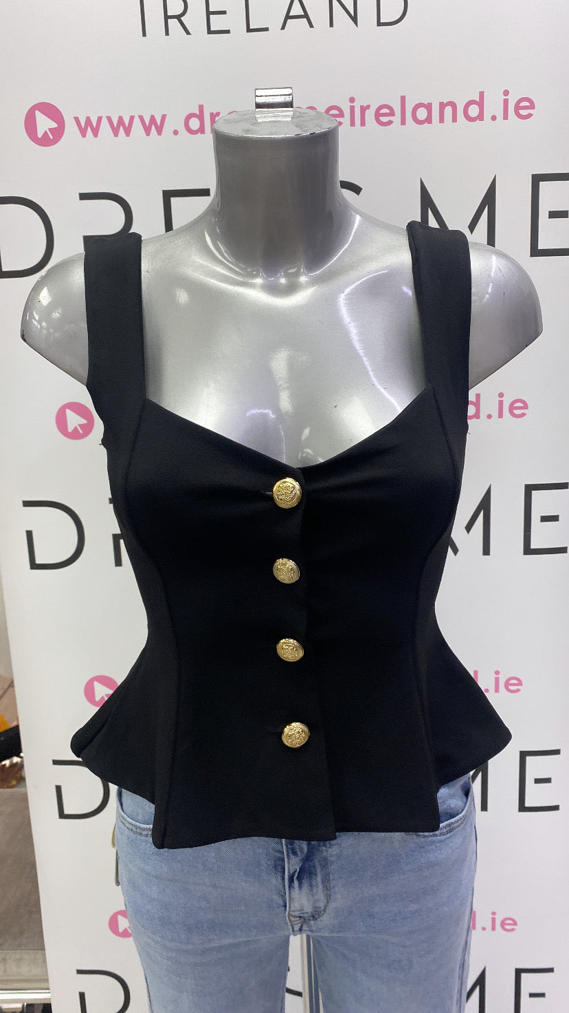 RITA TOP - BLACK