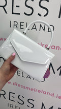 LARA CLUTCH BAG - WHITE