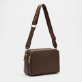 MIA Crossbody Tote Bag - Brown