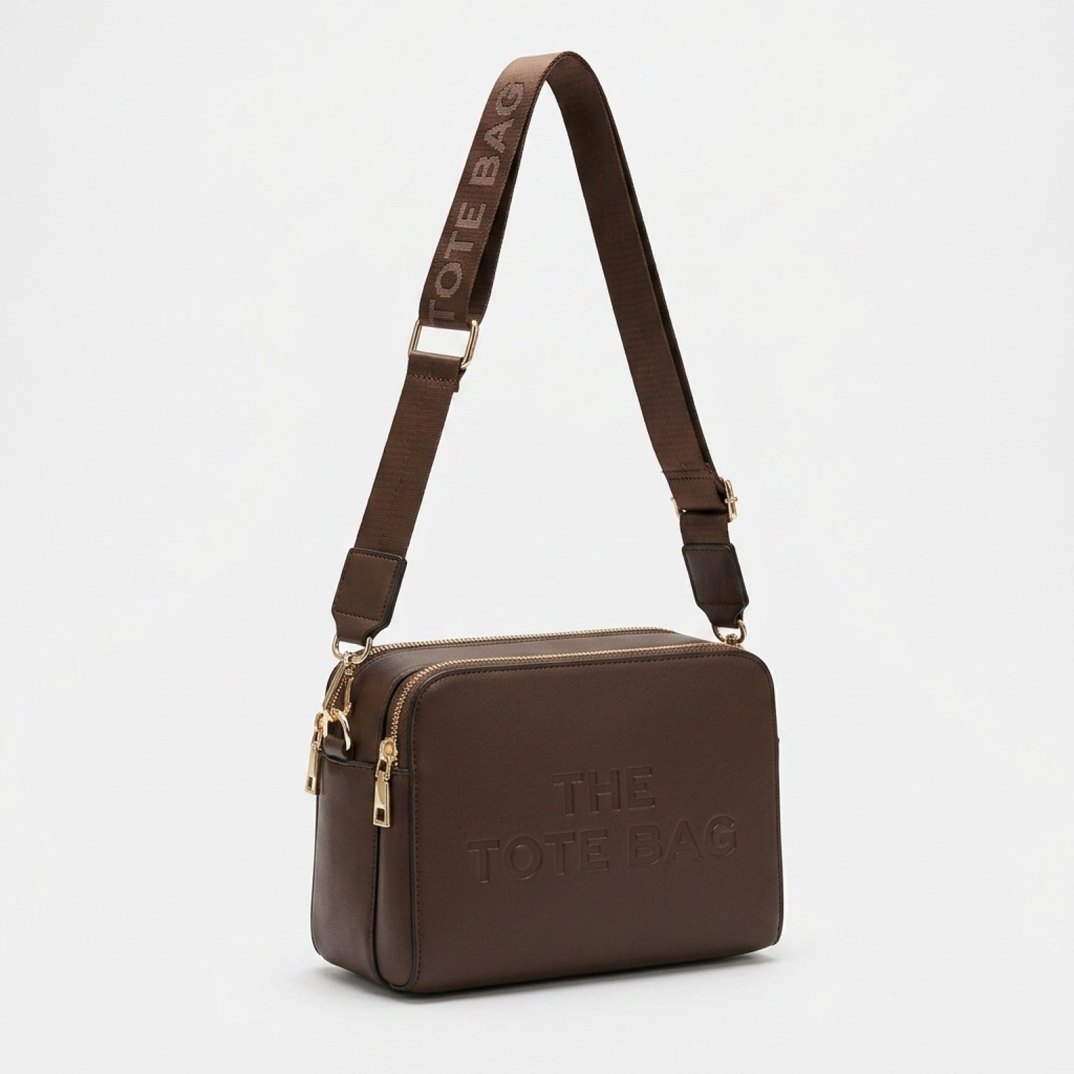 MIA Crossbody Tote Bag - Brown