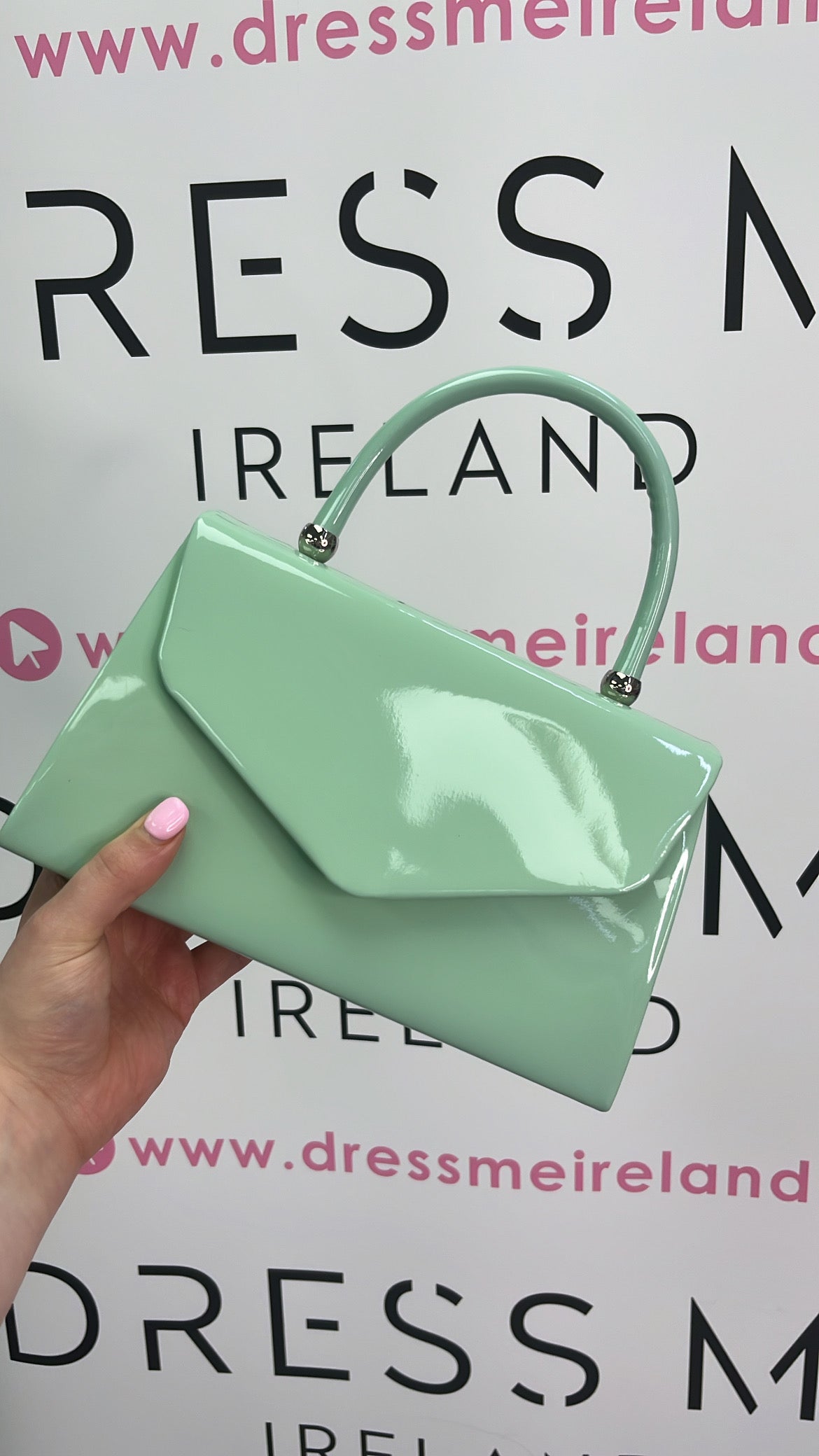 LARA CLUTCH BAG - MINT