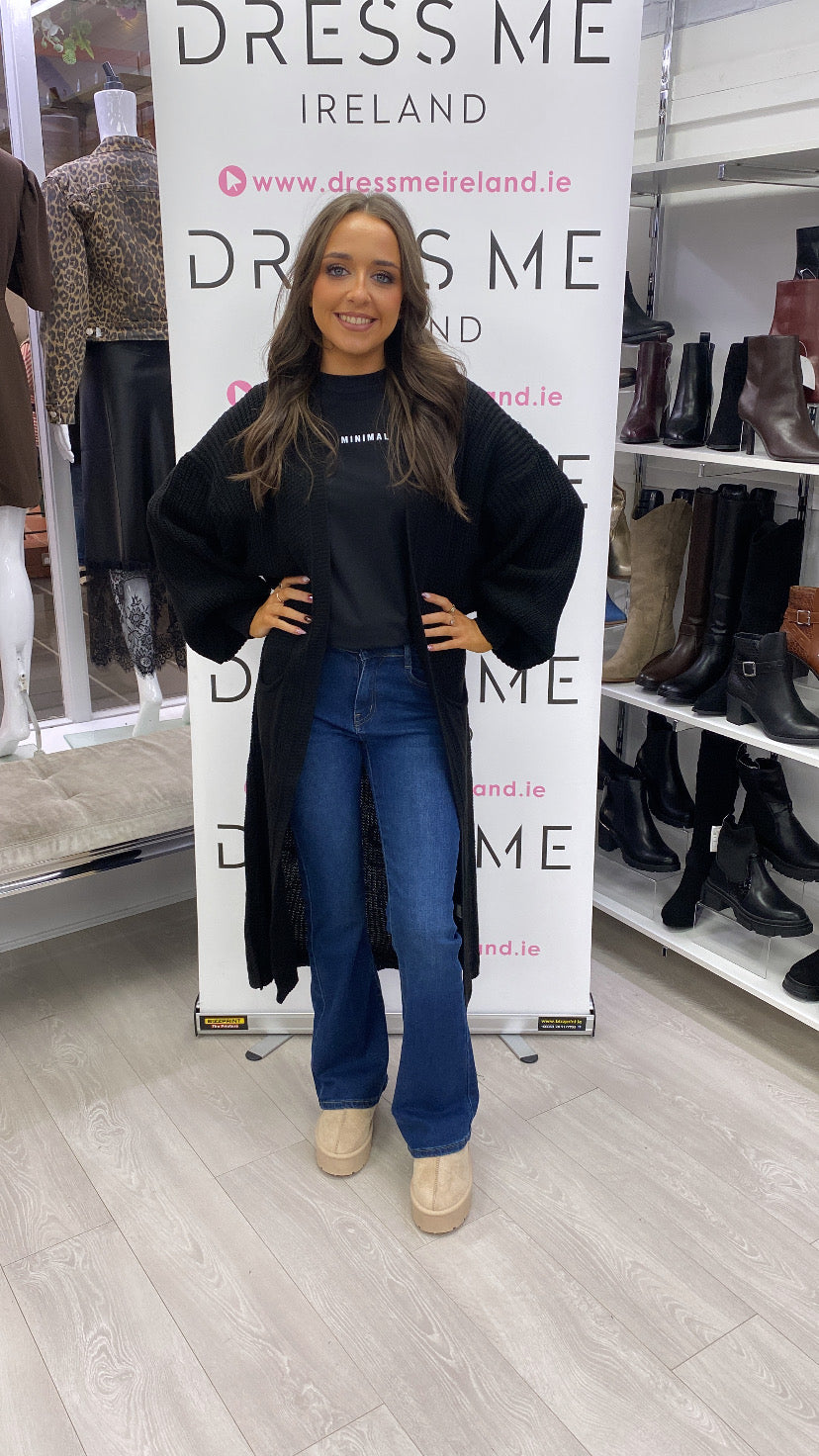 MIA CARDIGAN - BLACK