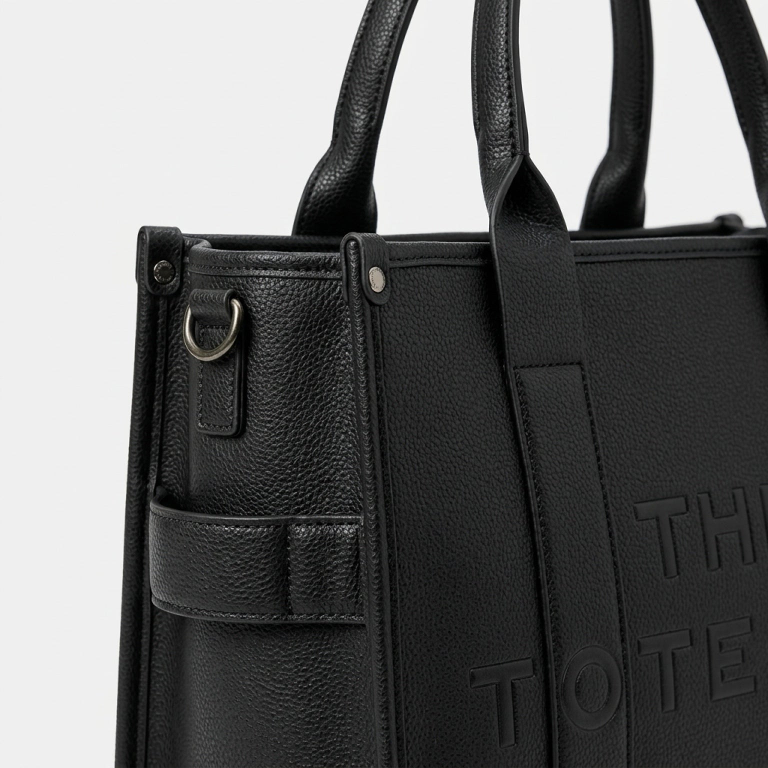 RIA Structured Tote Bag - Black