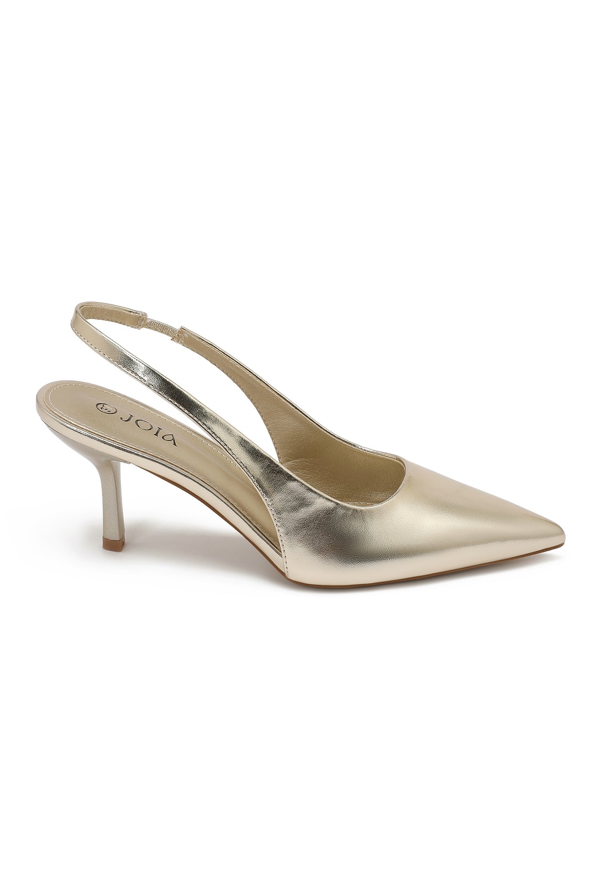 Miranda Slingback Heels – Gold