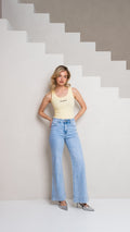 Demi Straight Leg Jeans – Light Wash