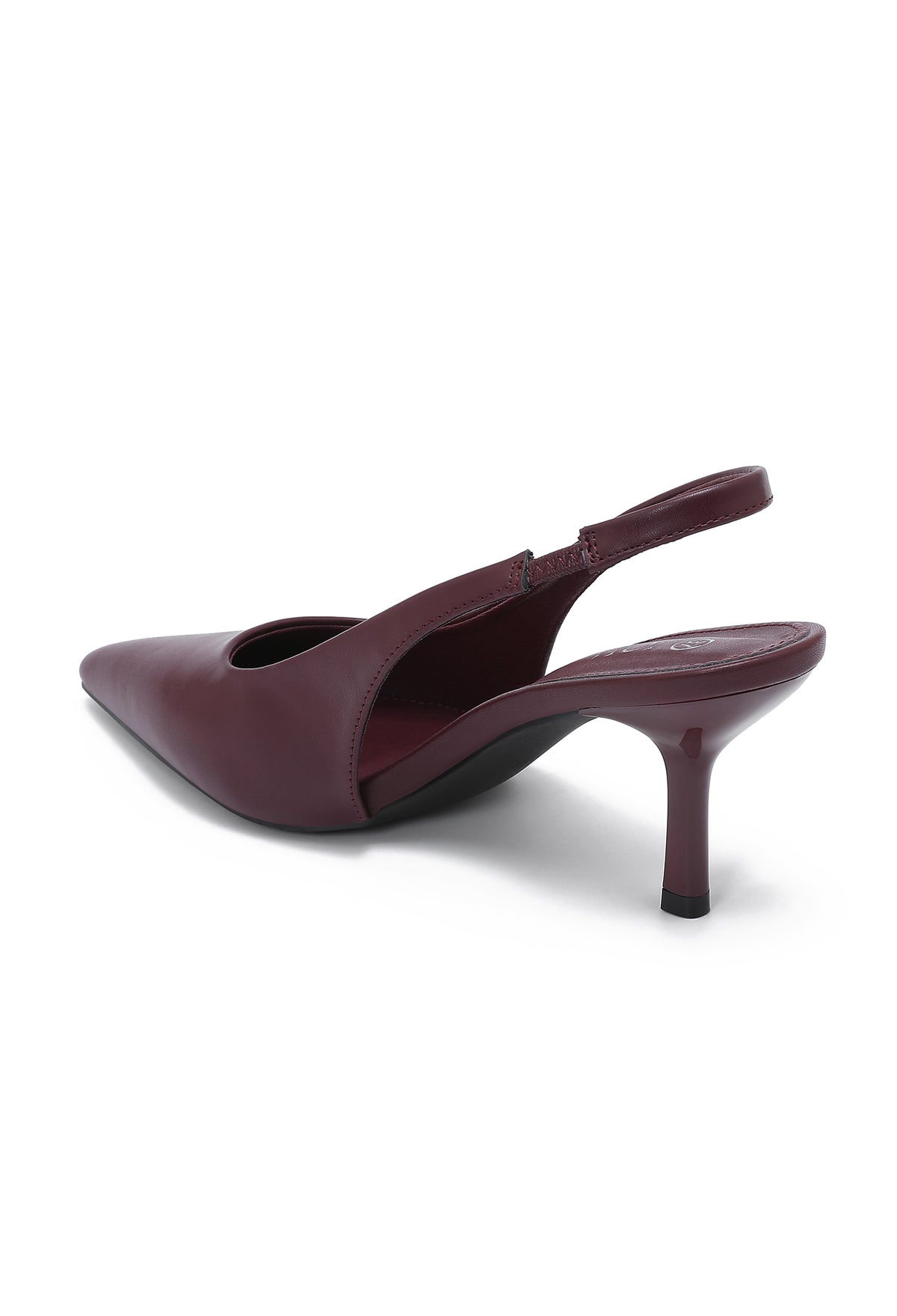 Miranda Slingback Heels – Brown