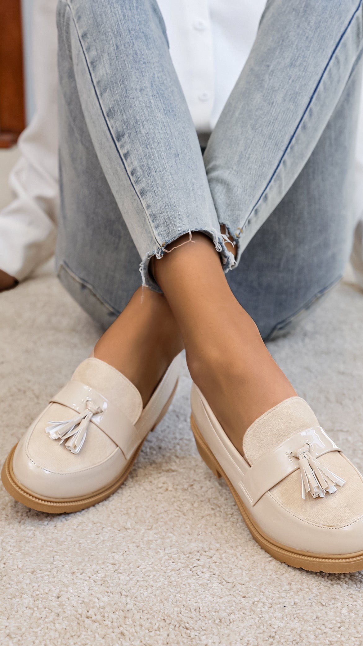 LOUISE LOAFER - BEIGE