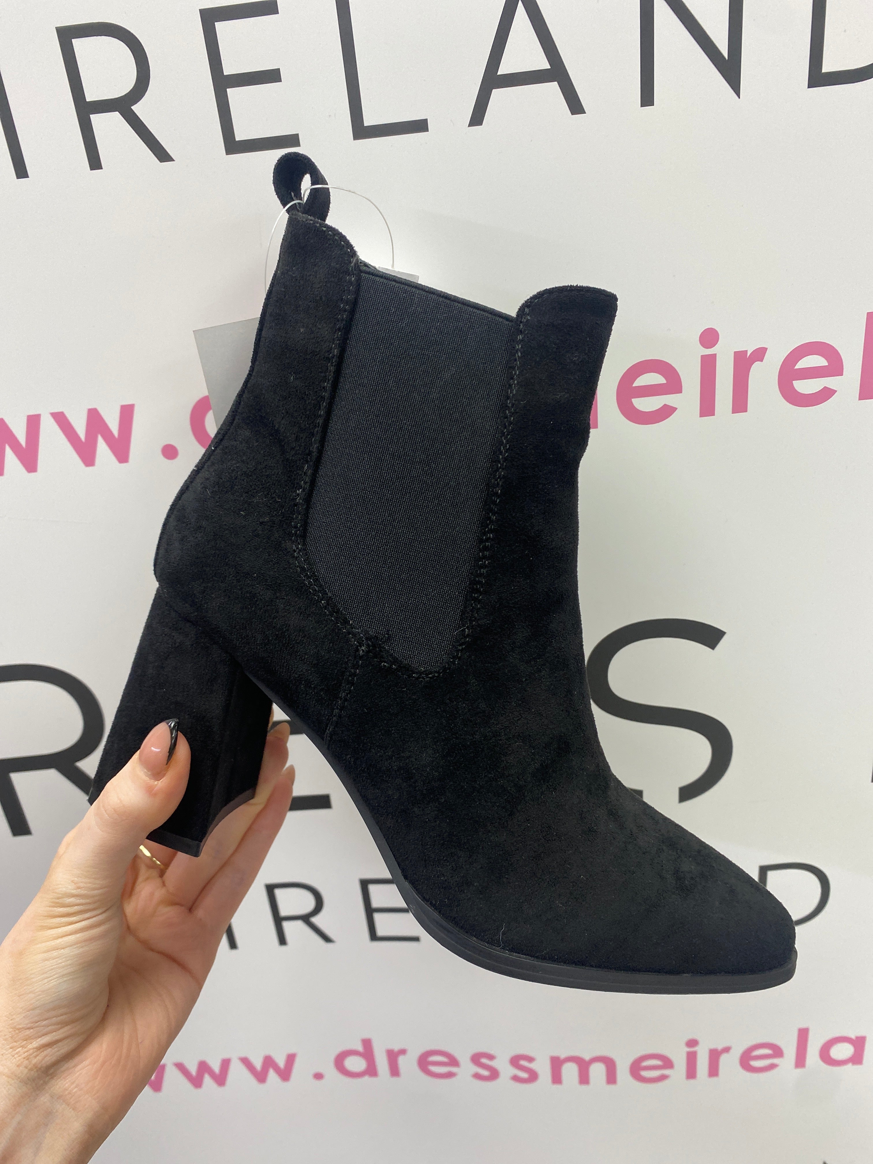 MAEVE BLACK SUEDE BOOT