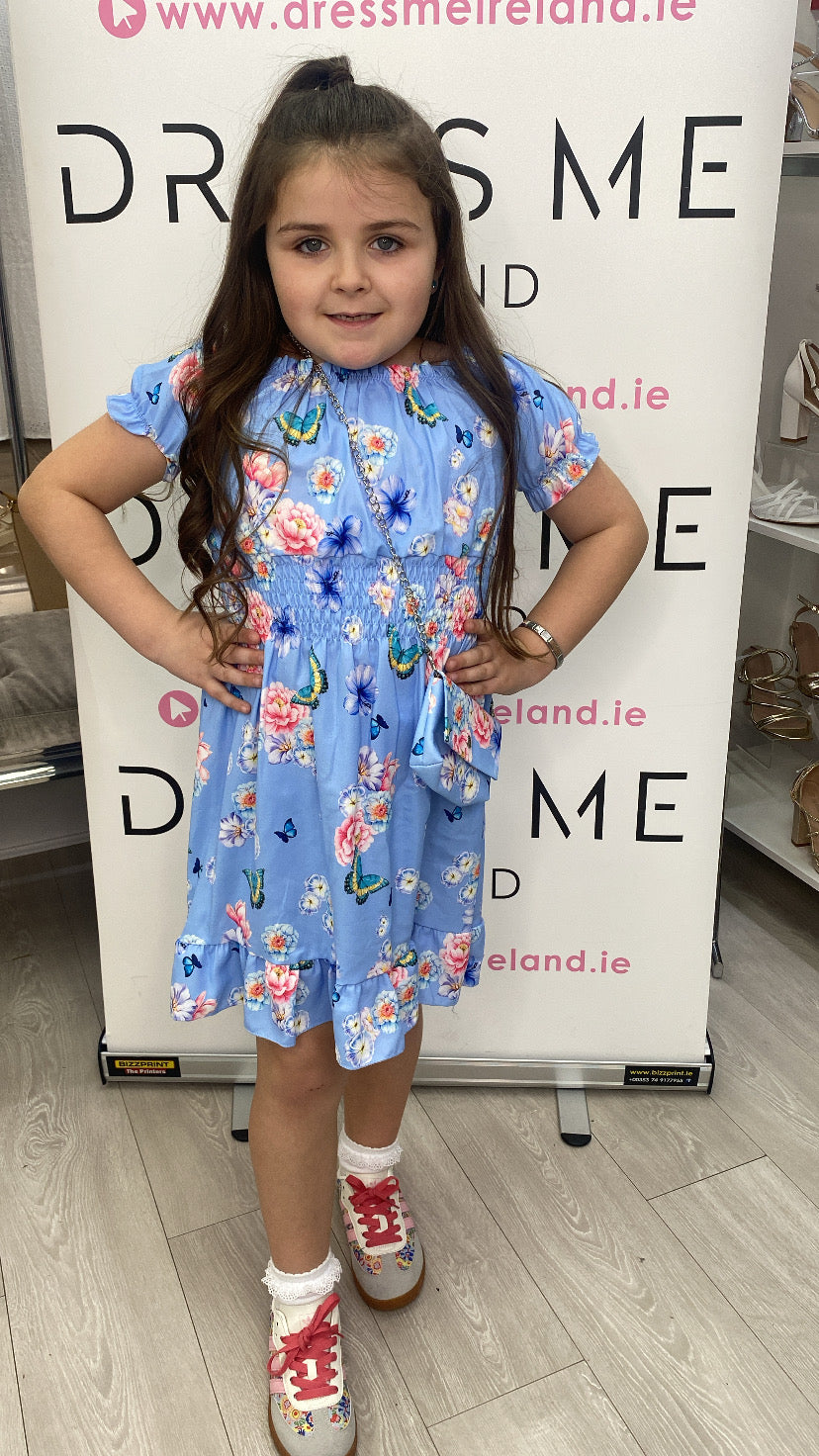 SADIE DRESS - BLUE