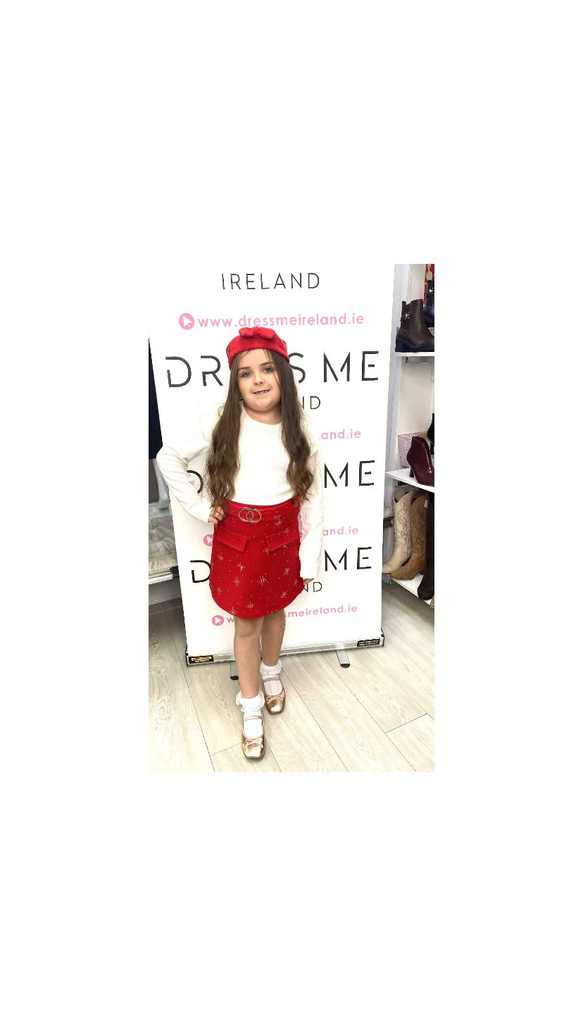 Luna Kids Dress Red