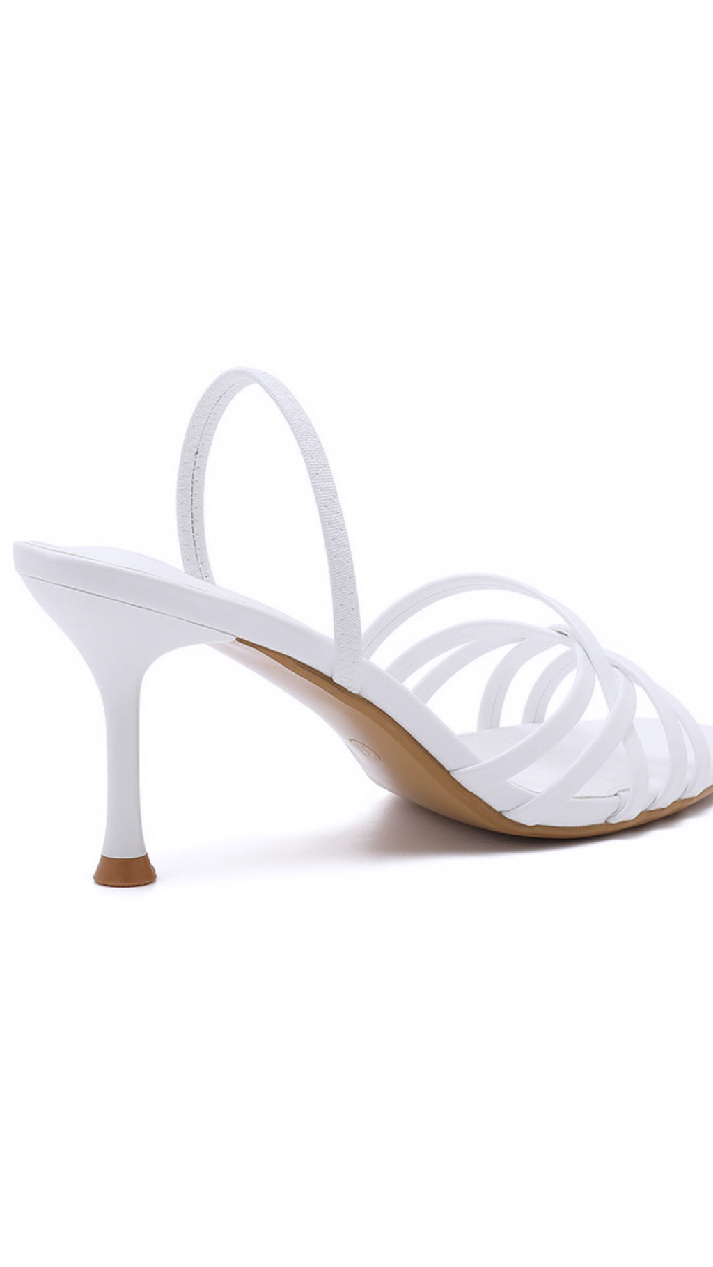 POLLY HEEL - WHITE