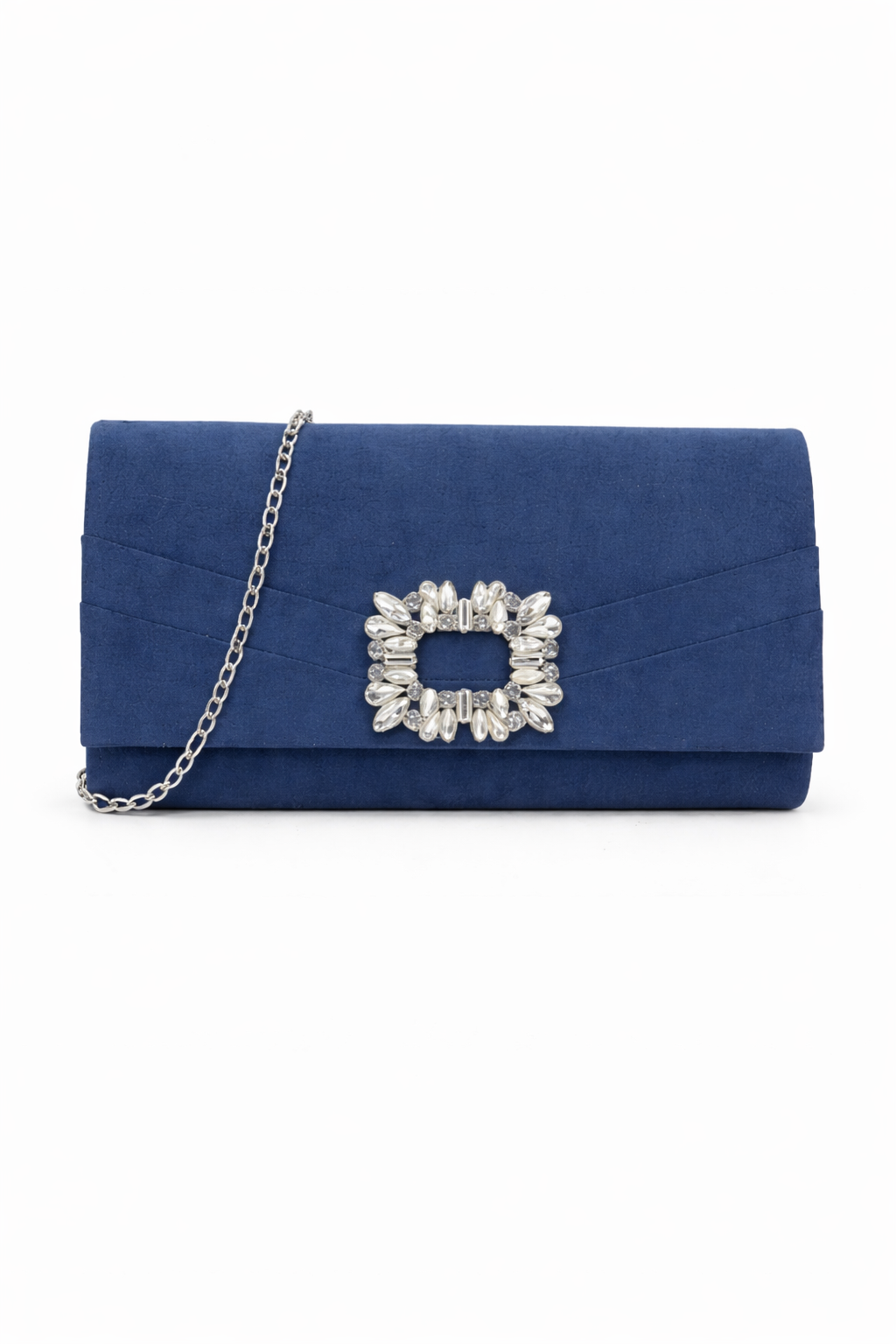 ARIA CLUTCH BAG - NAVY