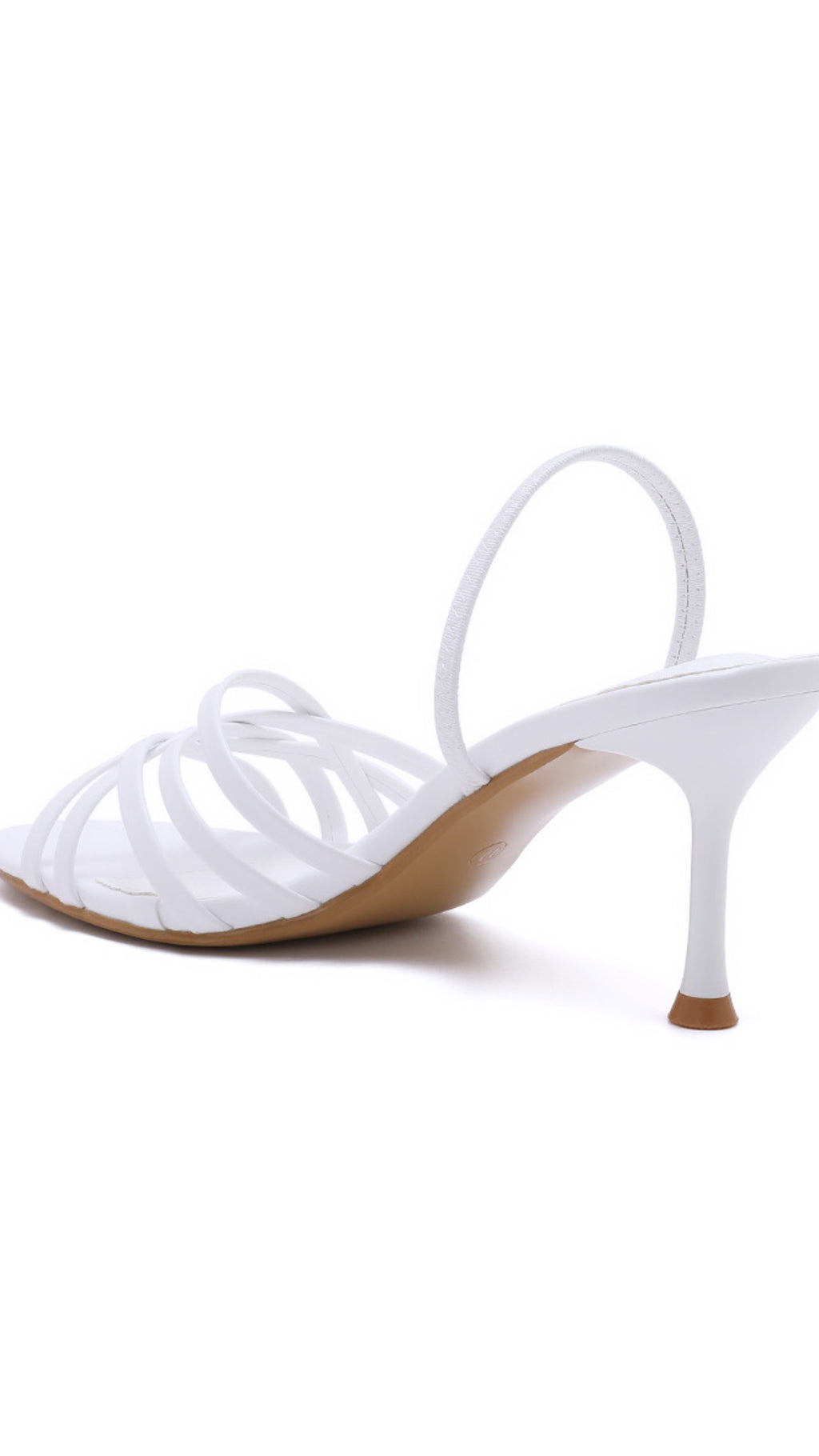 POLLY HEEL - WHITE
