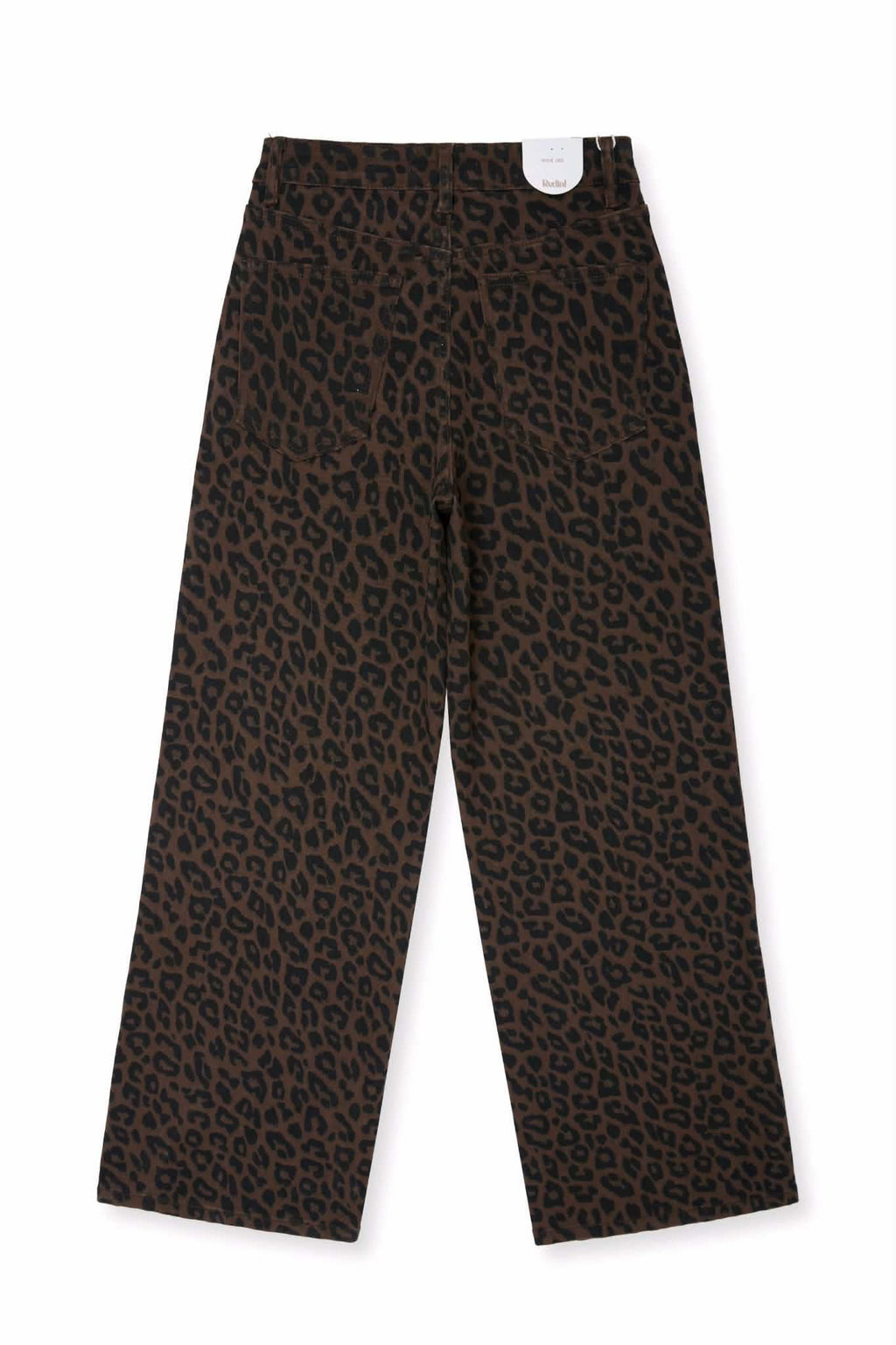 FREYA Leopard Print Wide-Leg Jeans