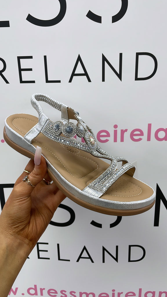 BONNIE SILVER SANDAL