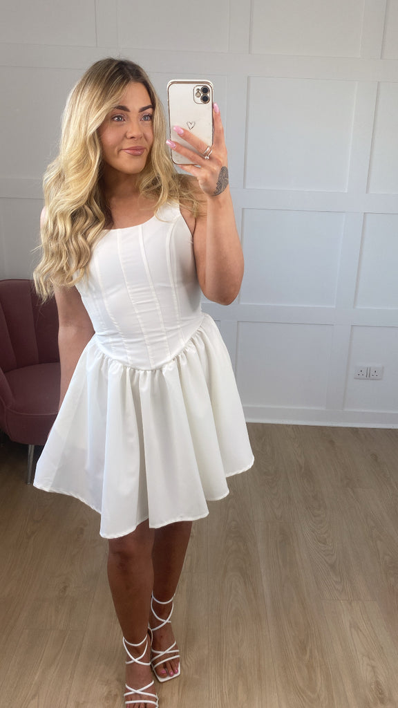 ERIN DRESS WHITE