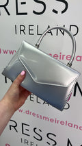 LARA CLUTCH BAG - SILVER