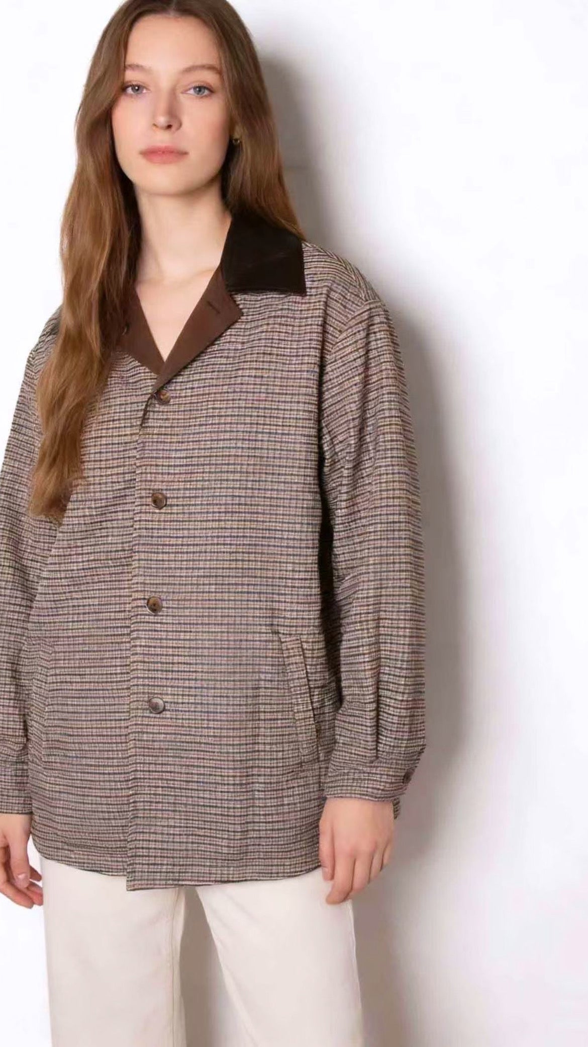 CATRIONA JACKET - BROWN