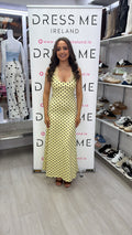 Imogen Polka Dot Maxi Dress - Yellow
