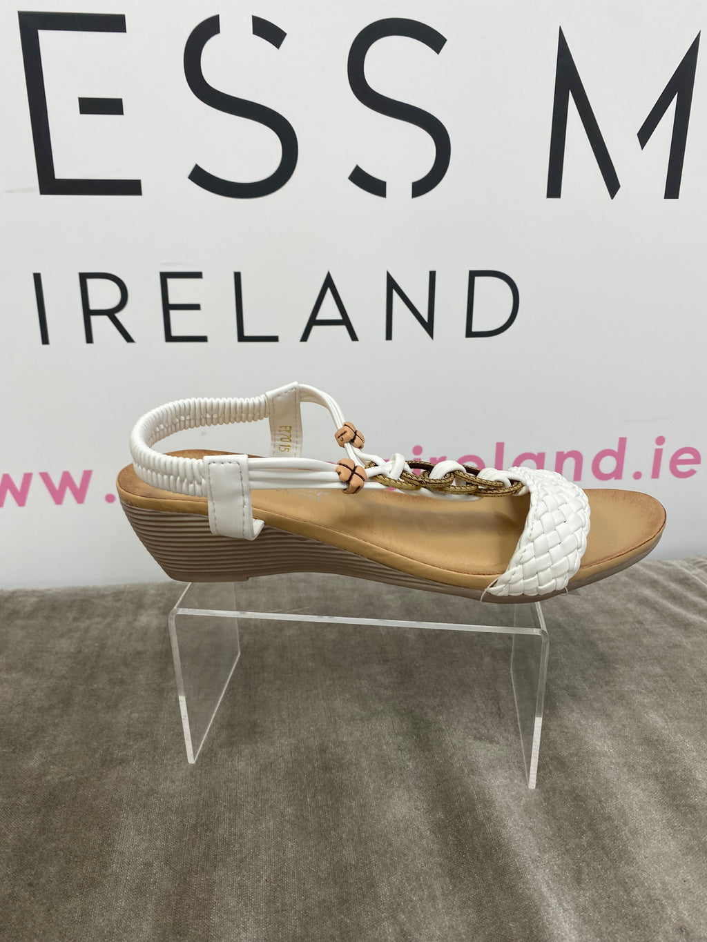 PAULA SANDAL- WHITE