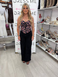 Bonnie Black Wide Leg Jeans