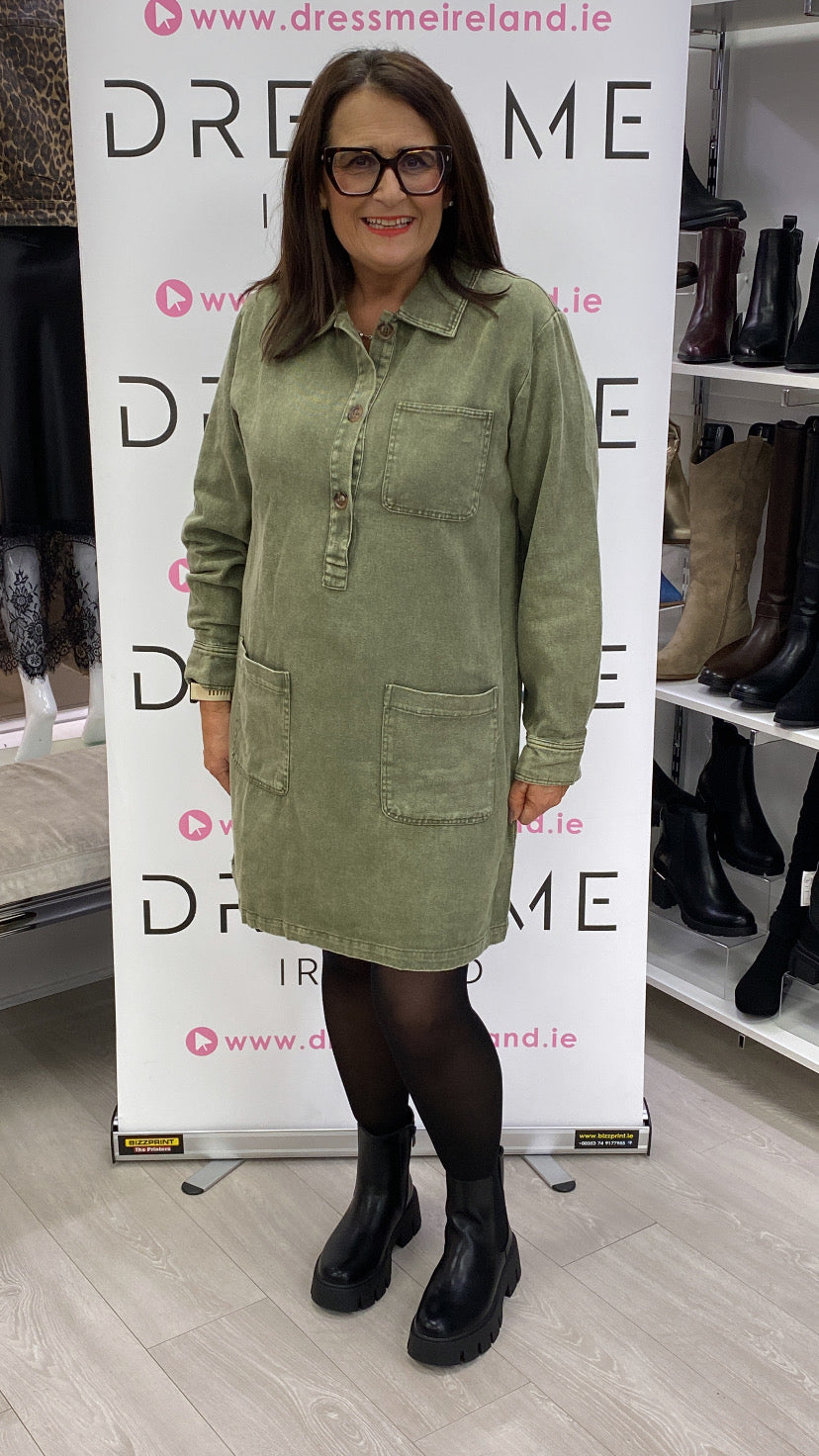 WINTER DRESS KHAKI