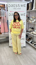 SHANNON TROUSERS - YELLOW